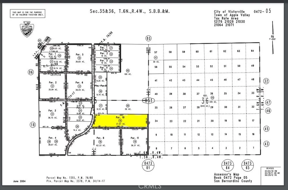 Apple Valley Parcel #0472-051-16 Road Apple Valley, CA 92307