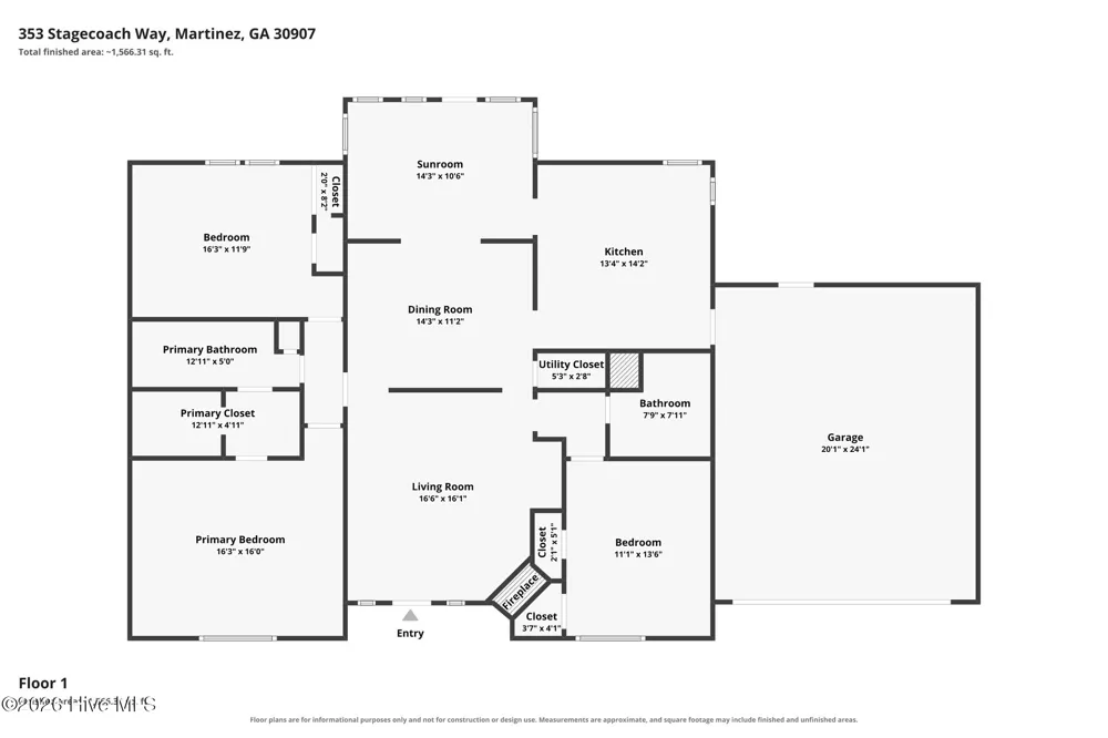 353 Stagecoach Way Martinez, GA 30907