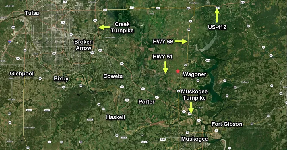1516 W 51 Highway Wagoner, OK 74467