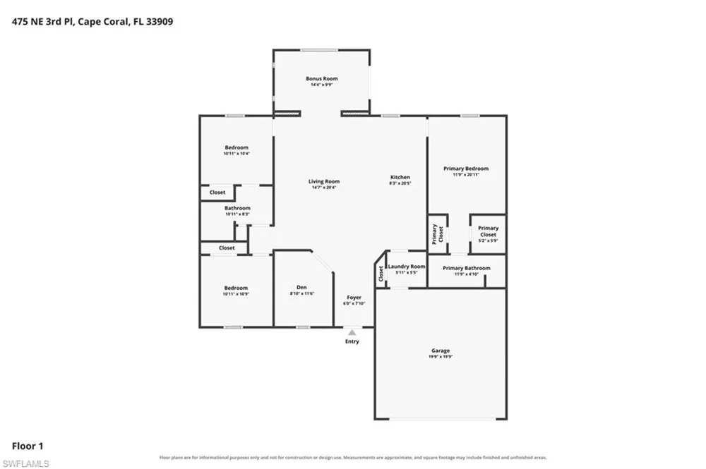 475 NE 3rd Place Cape Coral, FL 33909