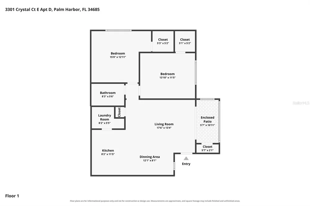 3301 CRYSTAL COURT E #D Palm Harbor, FL 34685