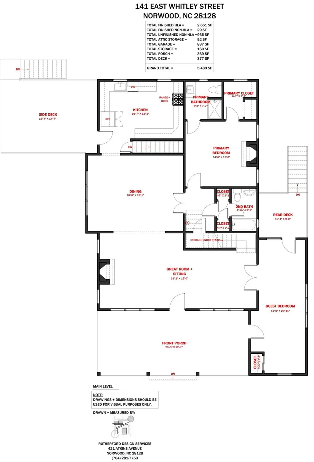 141 E Whitley Street Norwood, NC 28128