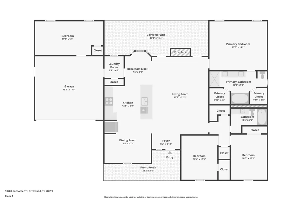 1070 Lonesome Trail Driftwood, TX 78619