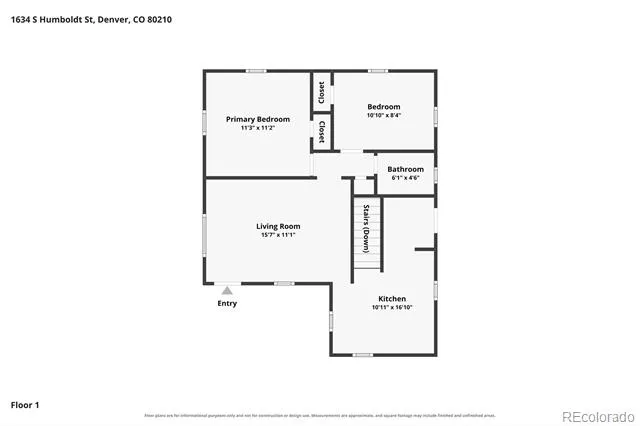 1634 S Humboldt Street Denver, CO 80210