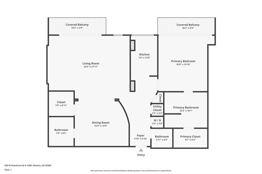 950 W Peachtree Street NW #1309 Atlanta, GA 30309