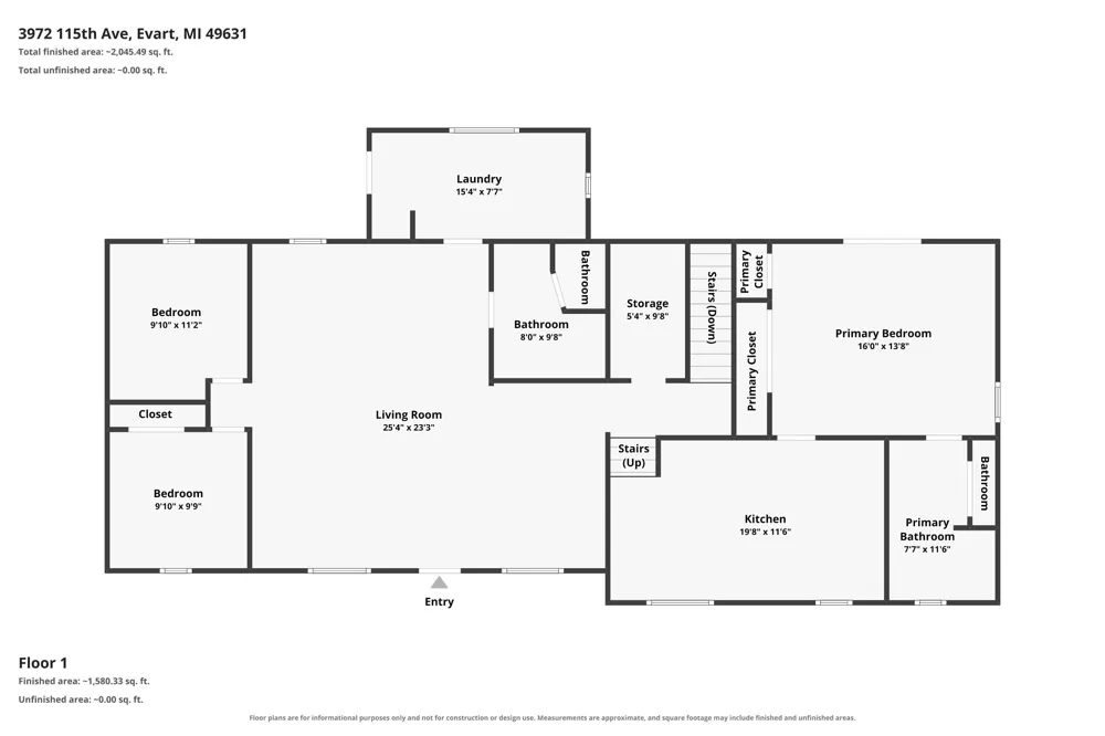 3972 115th Avenue Evart, MI 49631