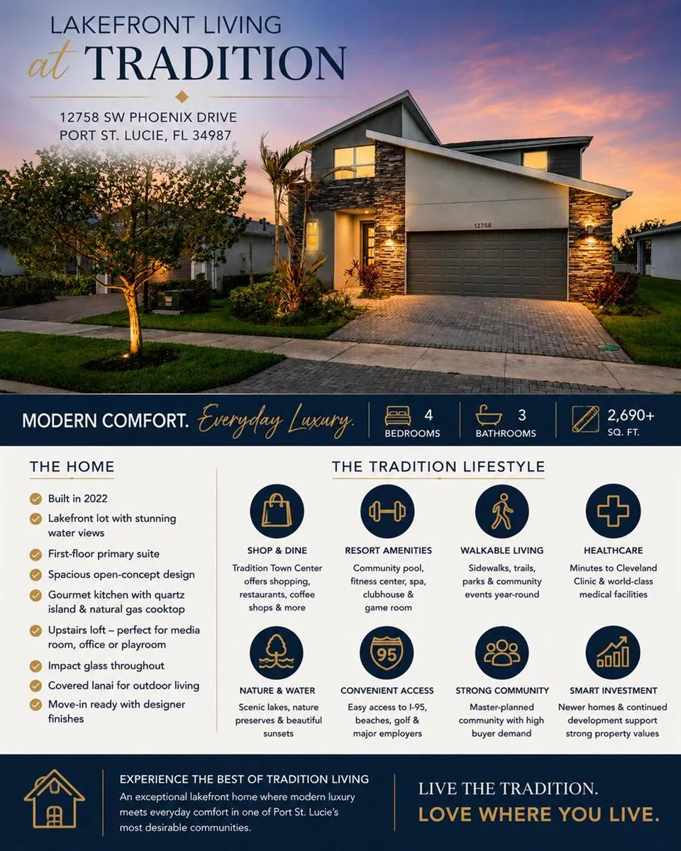 12758 SW Phoenix Drive Port St. Lucie, FL 34987