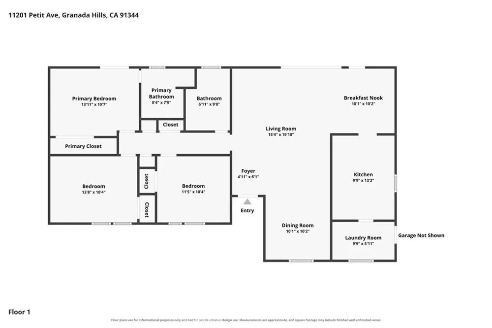 11201 Petit Avenue Los Angeles, CA 91344