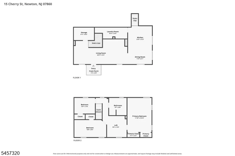 15 Cherry St Newton Town, NJ 07860