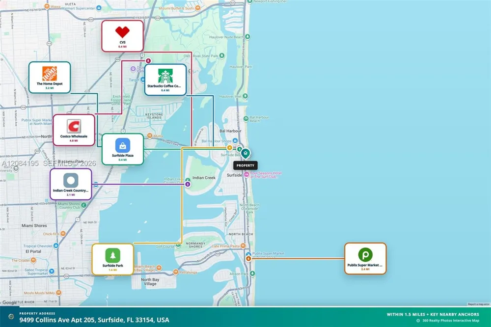 9499 Collins Ave #205 Surfside, FL 33154