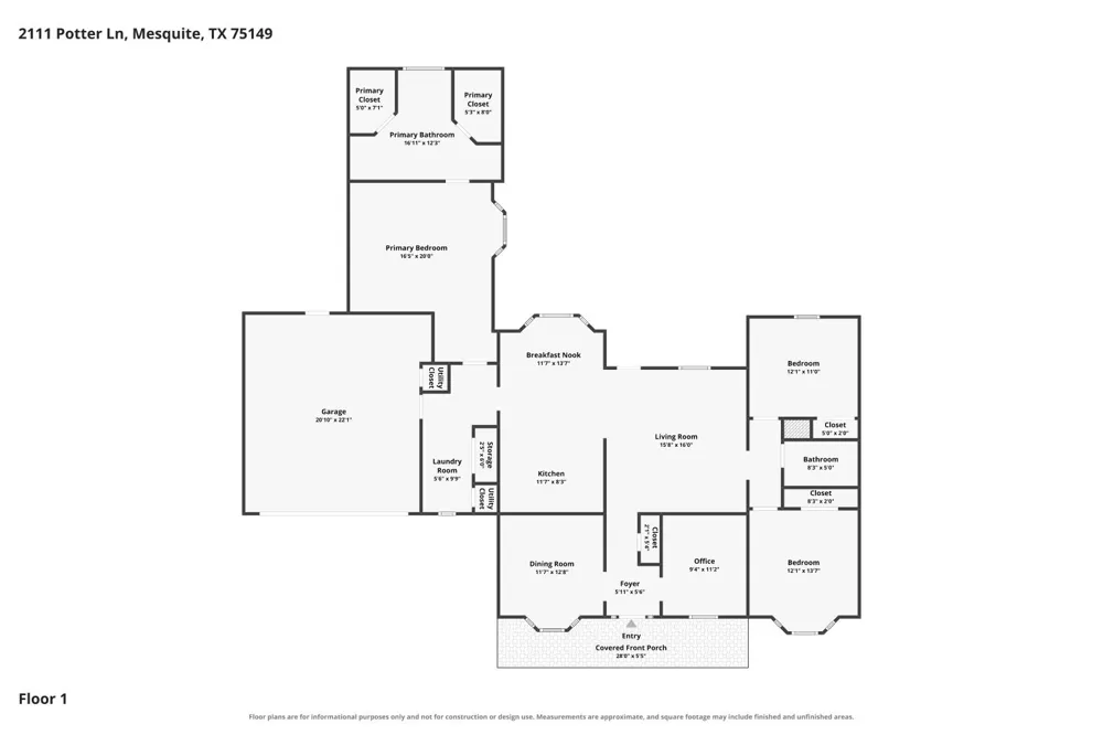 2111 Potter Lane Mesquite, TX 75149