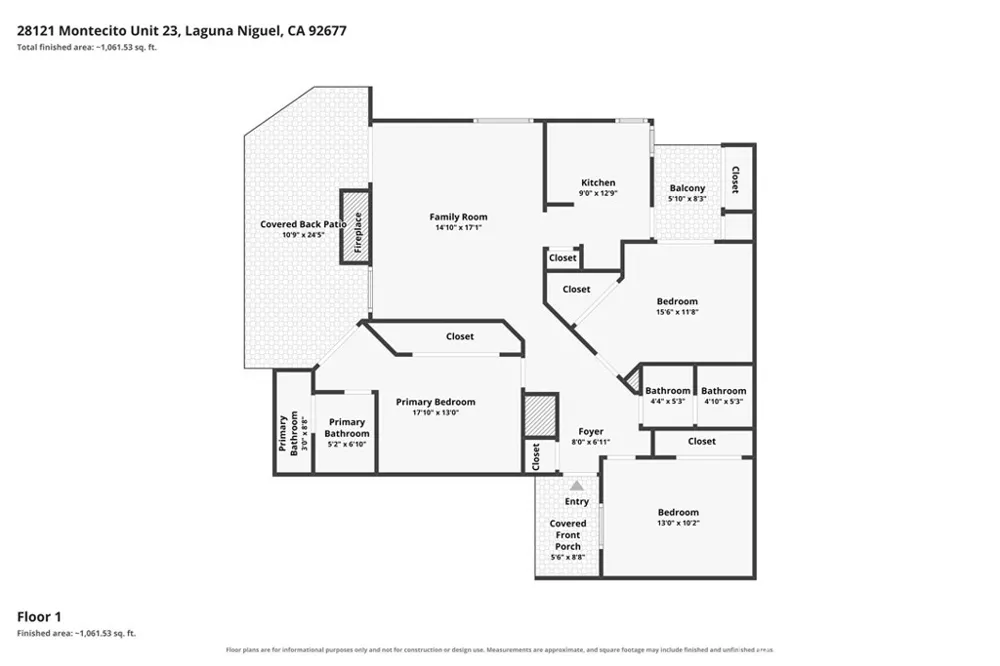 28121 Montecito #23 Laguna Niguel, CA 92677