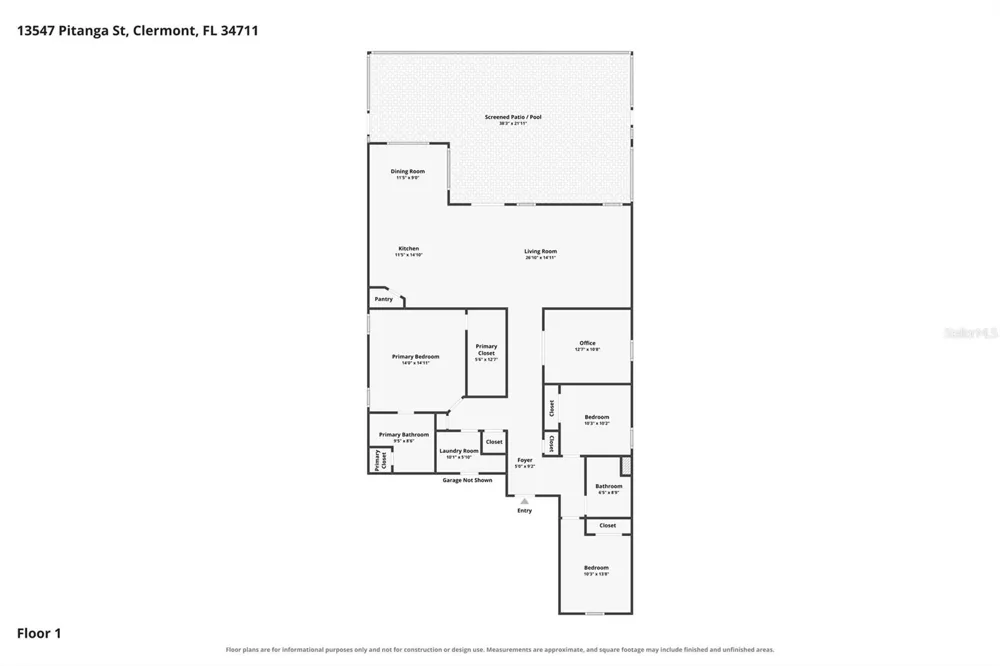 13547 PITANGA STREET Clermont, FL 34711