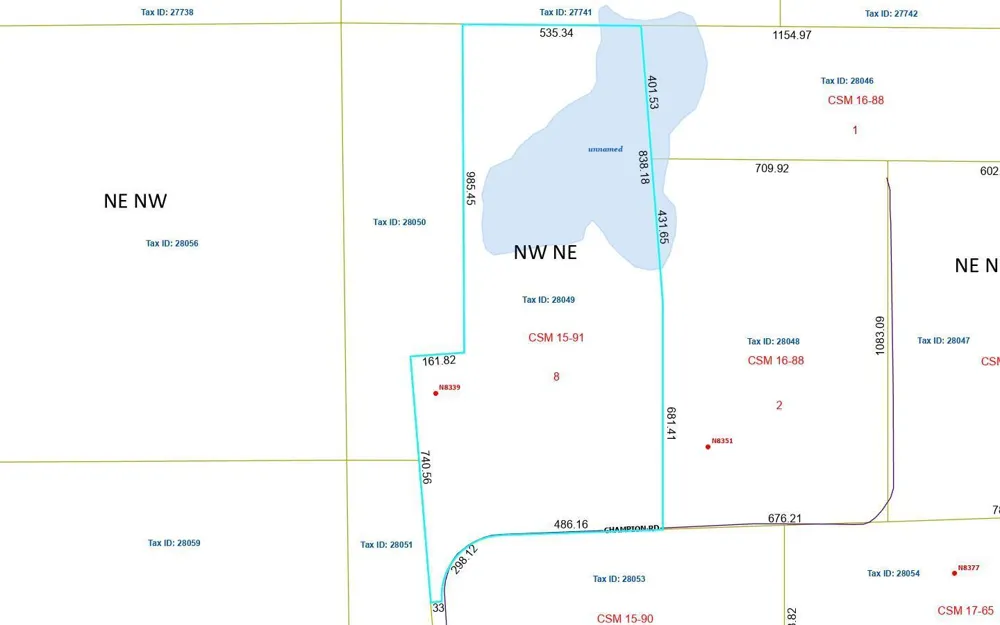 N8339 Champion Road Trego, WI 54888