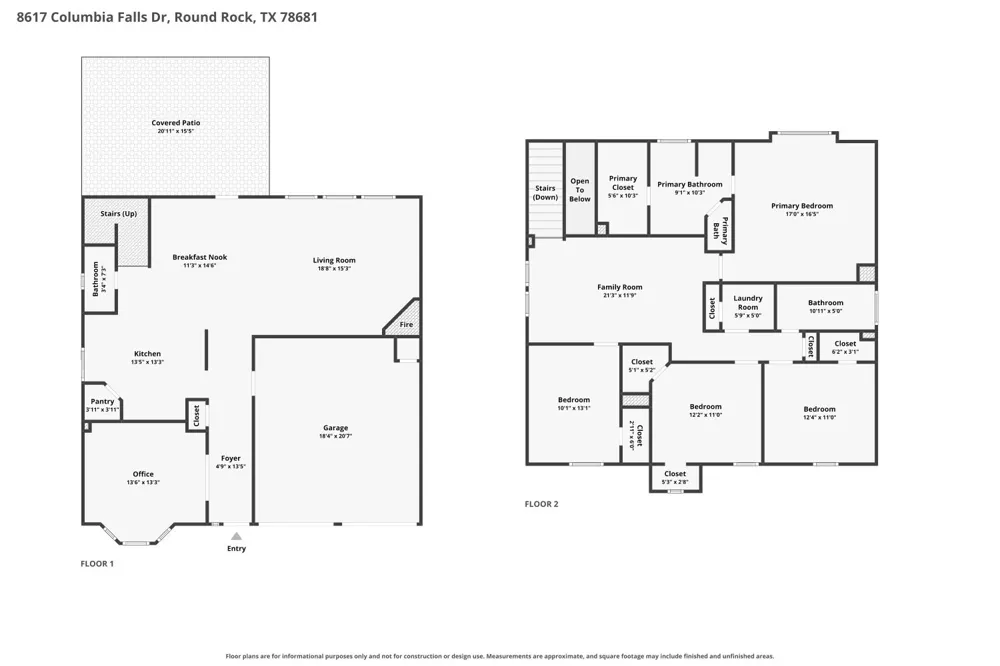 8617 Columbia Falls Drive Round Rock, TX 78681