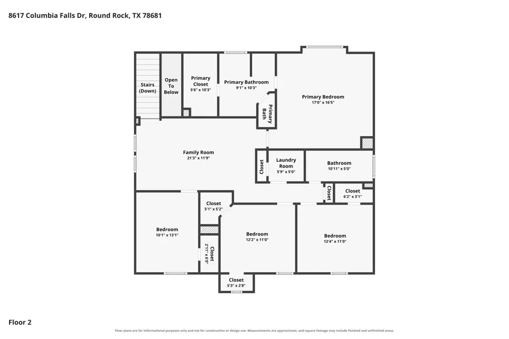 8617 Columbia Falls Drive Round Rock, TX 78681