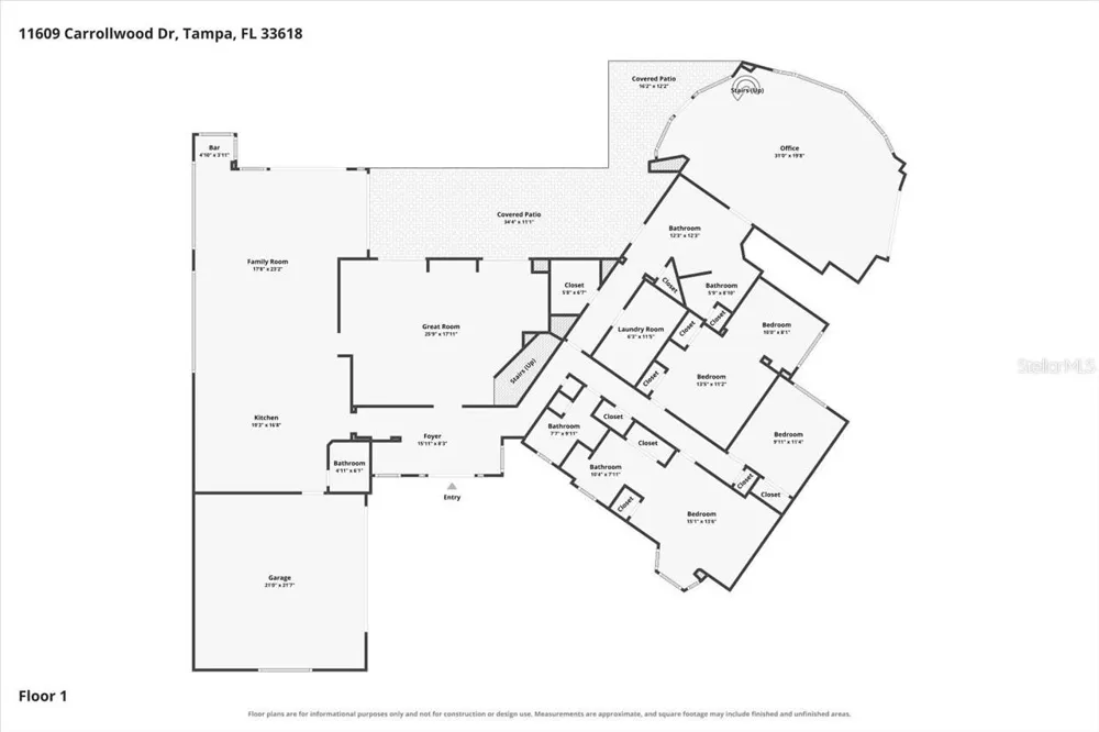 11609 CARROLLWOOD DRIVE Tampa, FL 33618