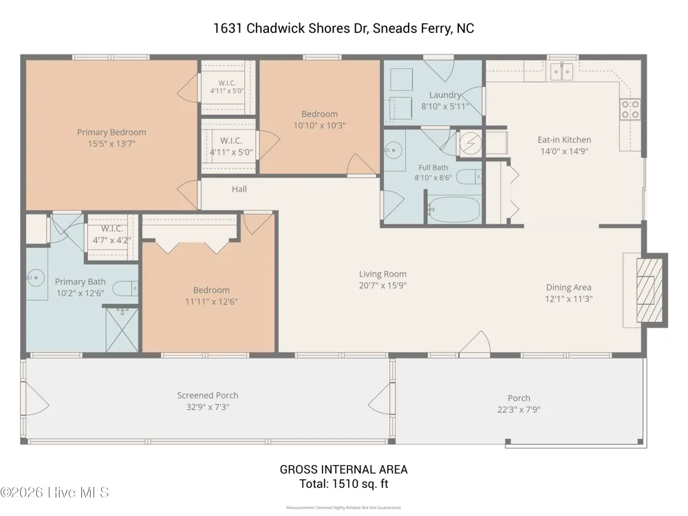 1631 Chadwick Shores Drive Sneads Ferry, NC 28460