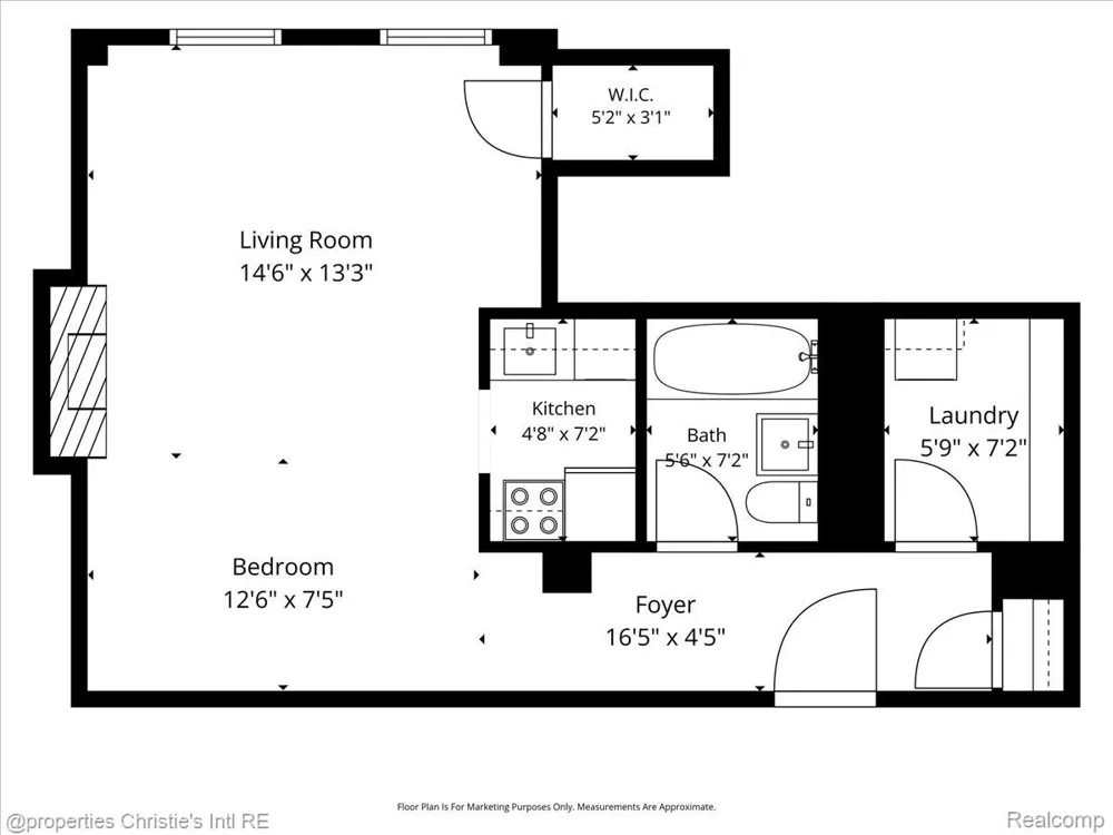 15 E Kirby Street #815 Detroit City, MI 48202