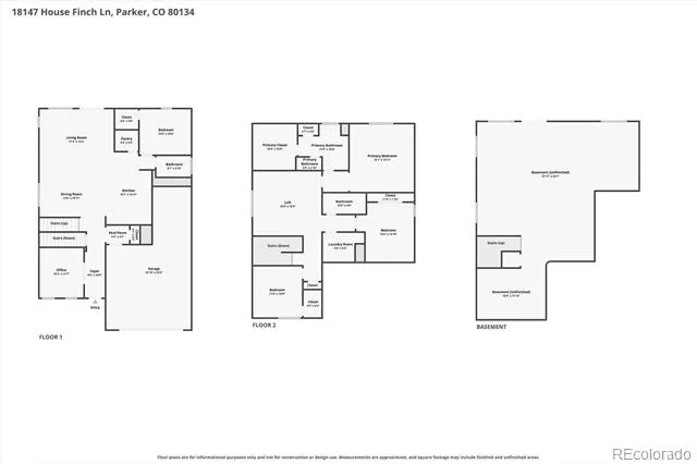 18147 House Finch Lane Parker, CO 80134