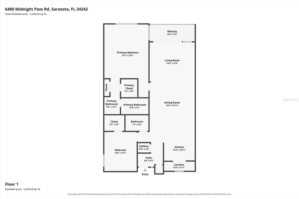 6480 MIDNIGHT PASS ROAD #612 Sarasota, FL 34242