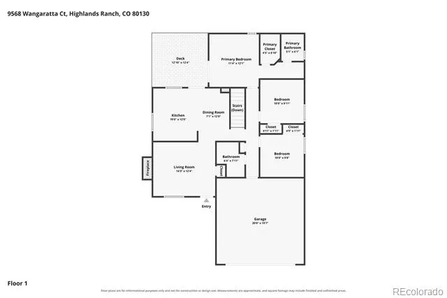9568 Wangaratta Court Highlands Ranch, CO 80130
