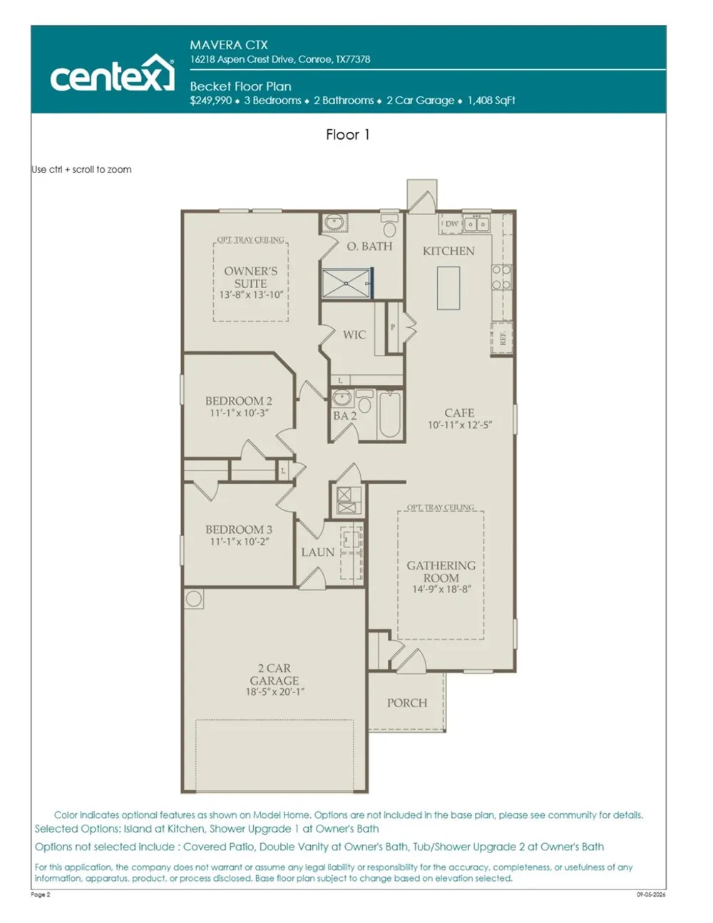 14870 Peach Blossom Drive Conroe, TX 77302