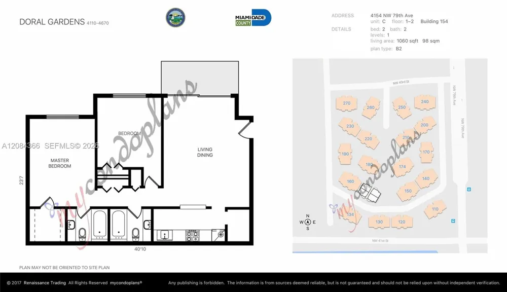 4154 NW 79th Ave #2C Doral, FL 33166