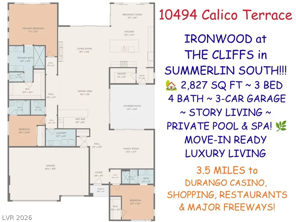 10494 Calico Terrace Avenue Las Vegas, NV 89135