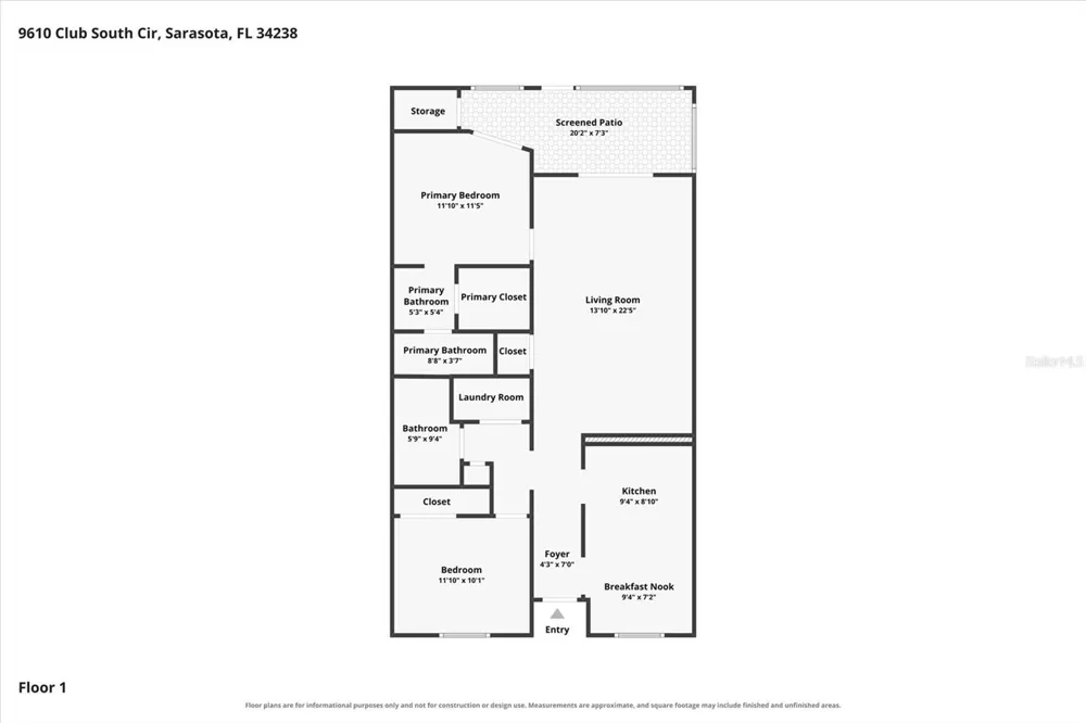 9610 CLUB SOUTH CIRCLE #4107 Sarasota, FL 34238