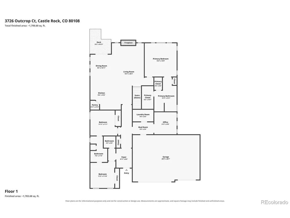3726 Outcrop Court Castle Rock, CO 80108