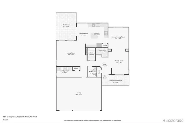 9815 Spring Hill Street Highlands Ranch, CO 80129