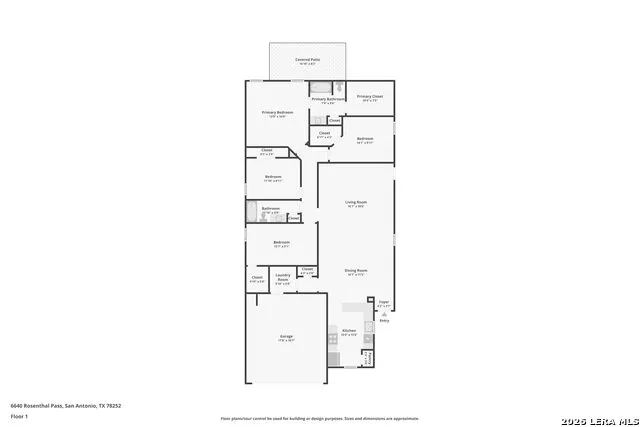 6640 ROSENTHAL PASS San Antonio, TX 78252