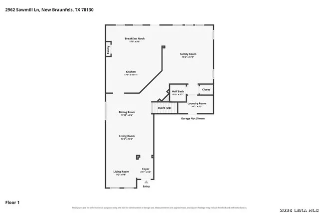 2962 Sawmill Ln New Braunfels, TX 78130