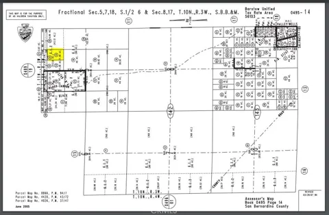 Holstead Parcel #0495-142-35 Road