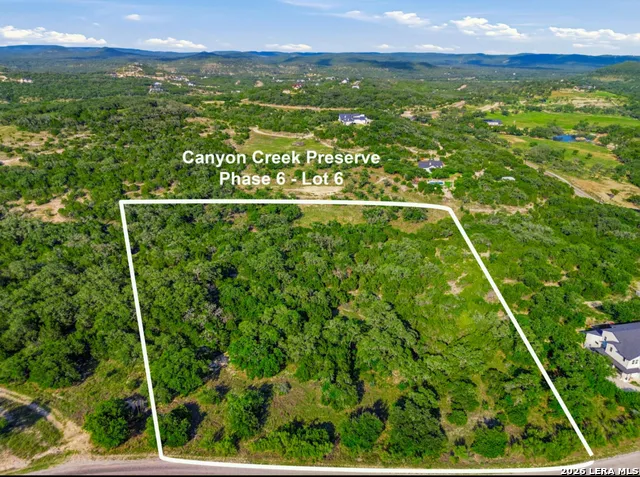 LOT 6 Canyon Creek Preserve Phase #6 Helotes, TX 78023