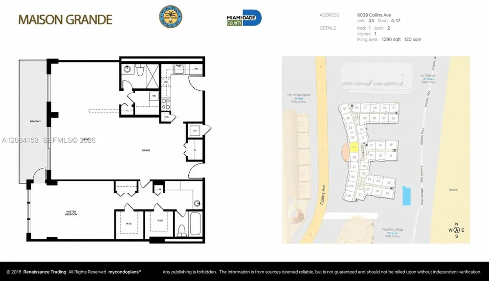 6039 Collins Ave #833 Miami Beach, FL 33140