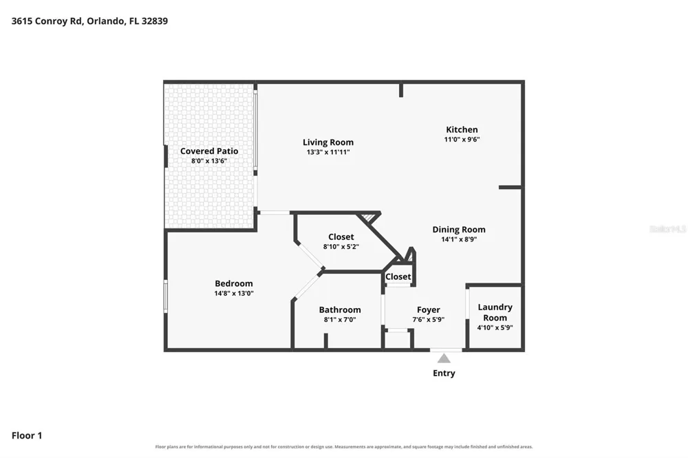 3615 CONROY ROAD #614 Orlando, FL 32839