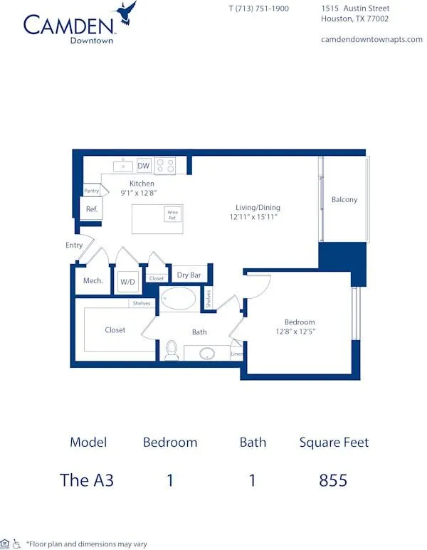 1515 Austin Street #1-1306 Houston, TX 77002