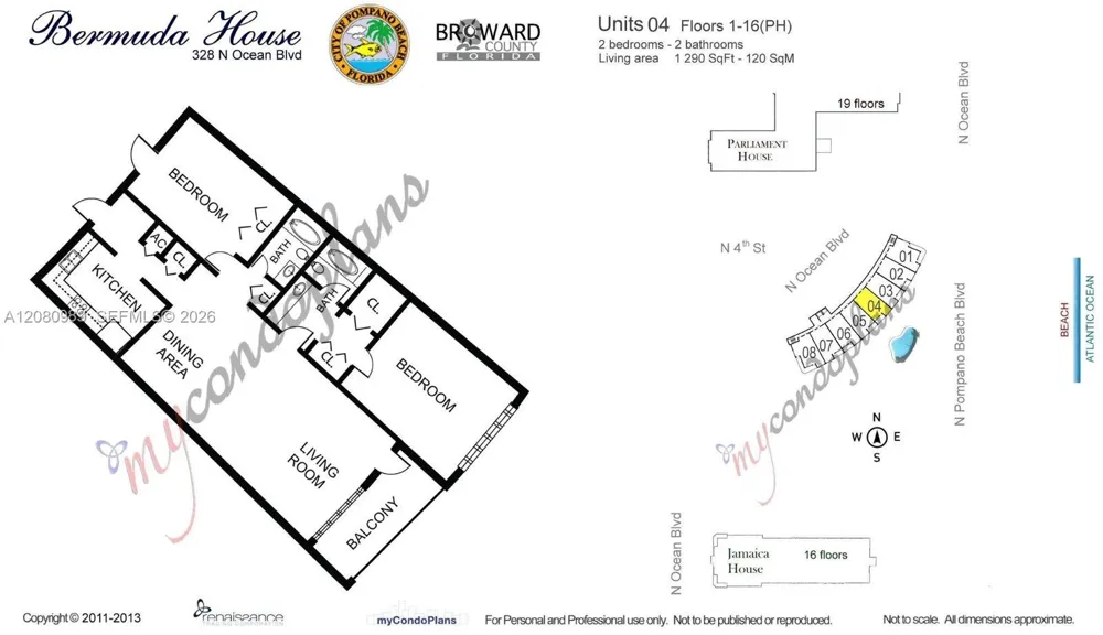 328 Ocean Blvd #104 Pompano Beach, FL 33062