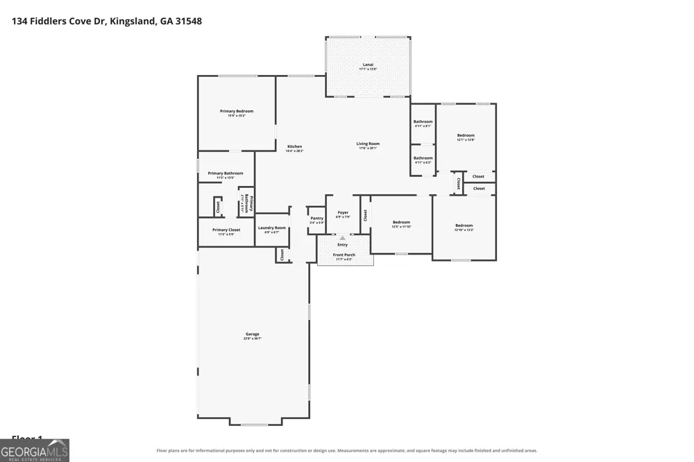 134 Fiddlers Cove DR Kingsland, GA 31548