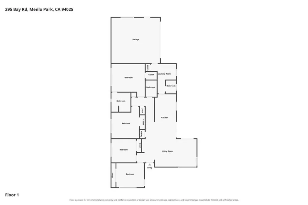 295 Bay Road Menlo Park, CA 94025