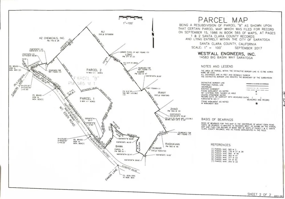 1 Mt Eden Road Saratoga, CA 95070
