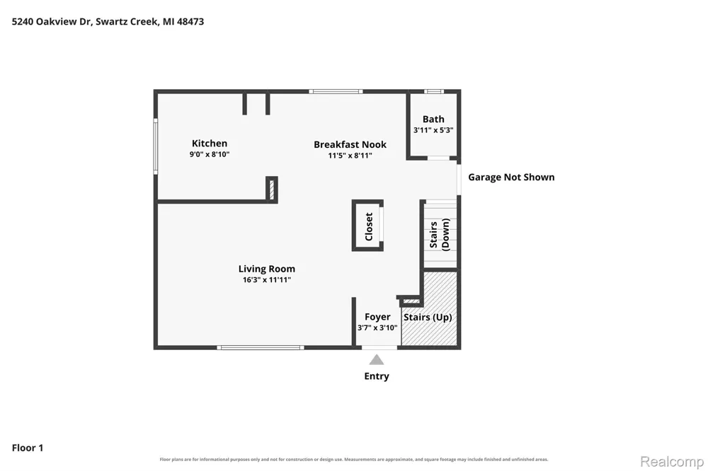 5240 Oakview Drive Swartz Creek City, MI 48473