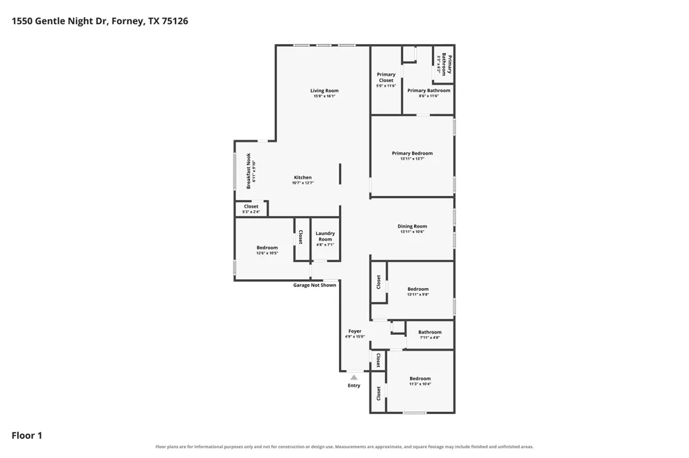 1550 Gentle Night Drive Forney, TX 75126
