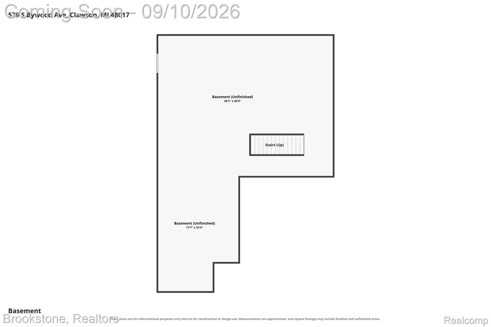 579 S Bywood Avenue Clawson City, MI 48017