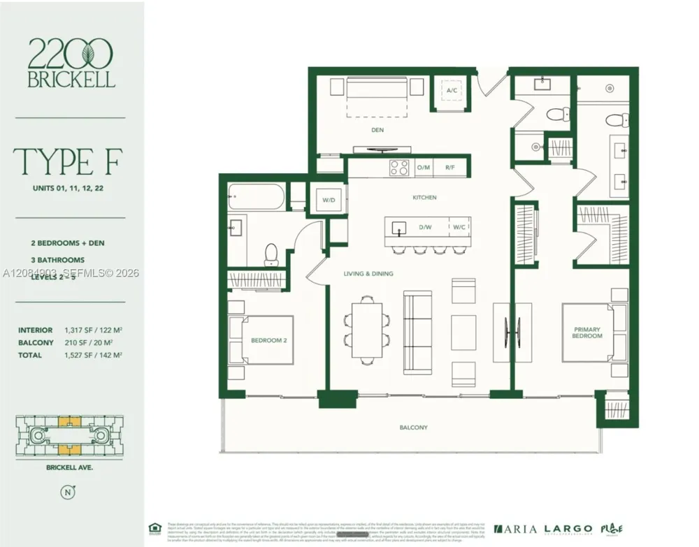 2200 Brickell Avenue #422 Miami, FL 33129