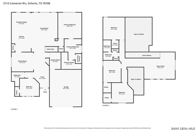 3113 CAMERON RIV Schertz, TX 78108
