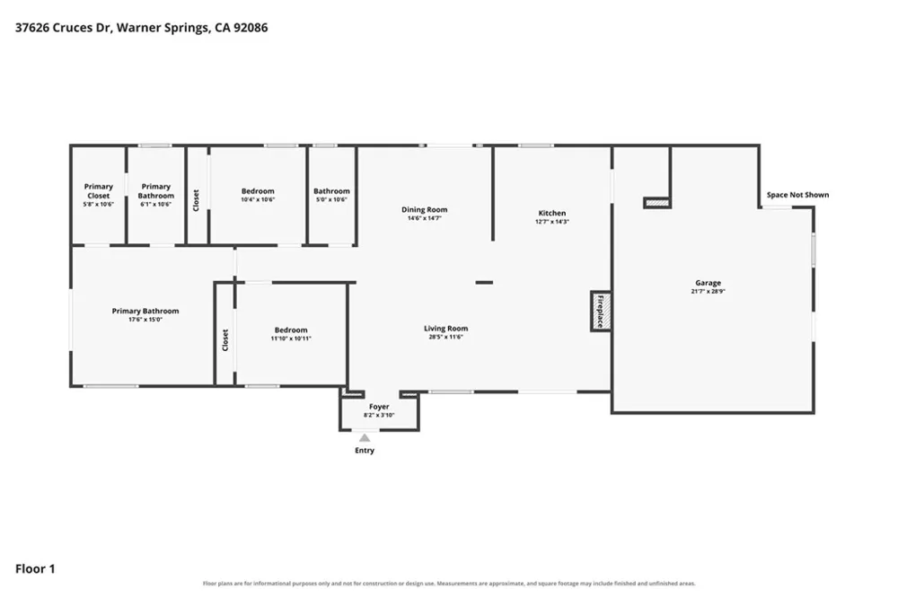 37626 Cruces Warner Springs, CA 92086