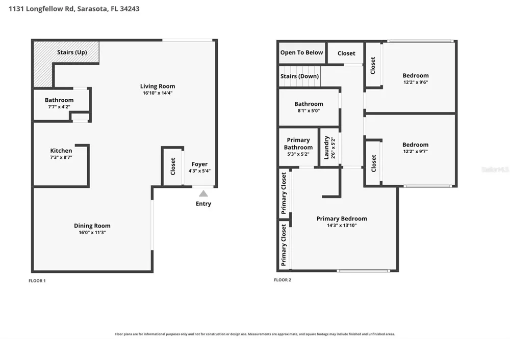 1131 LONGFELLOW ROAD Sarasota, FL 34243